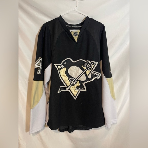 Reebok Black and White Jerseys Classic Pittsburgh Penguins Style - Picture 12 of 16